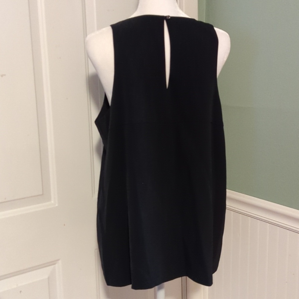 Banana Republic Black Sleeveless Tank Top Large - Picture 5 of 10